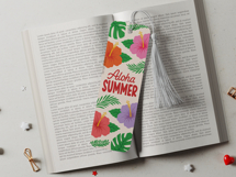 Summer Bookmark SVG PNG Bundle, Bookish Beach SVG, Vacation Product Image 5