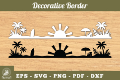 Summer Border SVG Product Image 1