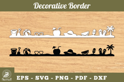 Summer Border SVG Product Image 1