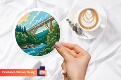 Summer Bridge Sticker, Summer Bridge Sticker For Learning Product Image 1