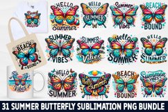 Summer Butterfly Sublimation Bundle Product Image 1