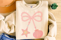 Summer Clam Coquette PNG, Preppy Summer PNG, Summer Vibes Product Image 4