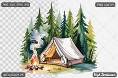 Summer Camping SVG PNG Sublimation Product Image 1