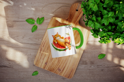 Summer Cat mug wrap printable sublimation design Product Image 4