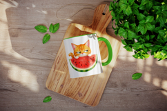 Summer Cat mug wrap printable sublimation design Product Image 4