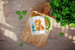 Summer Cat mug wrap printable sublimation design Product Image 4
