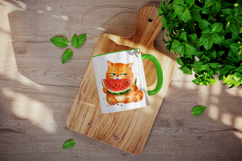 Summer Cat mug wrap printable sublimation design Product Image 4
