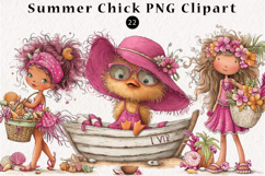 Summer Chick PNG Clipart Product Image 1