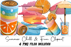 Summer Chill &amp; Fun Clipart Product Image 1