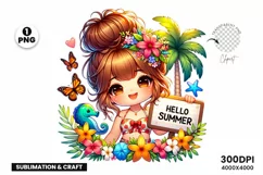 Summer, summer clipart, summer animals clipart, summer png, Sublimation designs, Summer Sublimation, Summer Patriotic PNG, Summer Patriotic Clipart, cute girl Clipart, Printable Crafts,