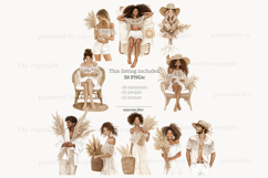 GlamArtZhanna, Summer clipart, Beach clip art, Neutral Summer png, Beige Summer png, Beige Summer clipart, Boho clip art, Boho summer png, Summer girl clipart, Summer woman png, Beach girl clipart, Beach black girl png, Coastal clipart, Bohemian clipart