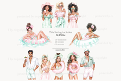 GlamArtZhanna, summer clipart, summer clip art, summer illustrations, Pink summer png, Glam summer image, Vacation clipart, Resort clip art, Pool clipart, Tropical graphic, Summer girl clip art, Travel clipart, Beach PN, Beach clip art