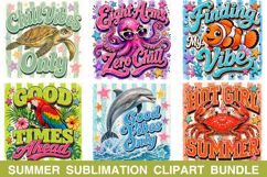 Summer Clipart Sublimation Bundle Product Image 1