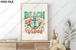 Summer Coastal Anchor Beach Vibes PNG Product Image 3