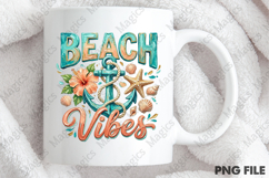 Summer Coastal Anchor Beach Vibes PNG Product Image 4