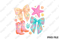 Summer Coastal Cowgirl Coquette PNG Product Image 1