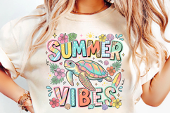 summer vibes turtle, sea turtle png, coastal turtle design, turtle sublimation, summer coastal png, ocean animal png, sea turtle design, turtle lover gift, beach shirt png, marine life design