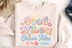 good vibes png, ocean tides png, coastal tshirt design, beach sublimation, summer beach png, ocean lover design, beach vibes png, coastal life png, summer shirt png, beach quote design