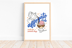 Summer Coffee Affogato Hand Drawn PNG Product Image 3