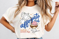 Summer Coffee Affogato Hand Drawn PNG Product Image 5