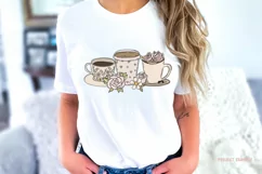 Summer Coffee Png  Spring Sublimation Png  Mothers Day Png