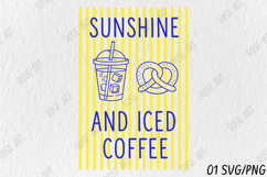 Summer Coffee Quote PNG Product Image 2