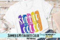 Summer is my Favorite Color Sublimation PNG Product Image 1