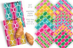 Summer Colorful Seamless Patterned Digital Papers 12 PNG