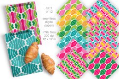 Summer Colorful Seamless Patterned Digital Papers 12 PNG