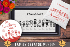 Summer crew svg creator Personalized Family sign bundle