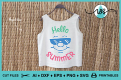 Cute Summer Clipart Cut File &amp; Printable Product Image 8
