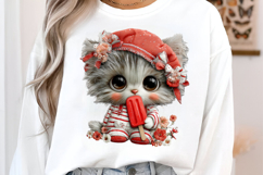 Summer Cute Cats Clipart Product Image 3