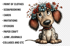 Summer Dachshund Dog Png Clipart Product Image 2