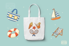 28 SUMMER DOODLES | EPS PNG JPG Product Image 2
