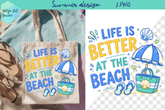 Summer sea, funny quotes PNG Product Image 1