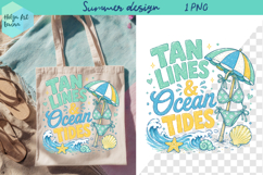Summer sea, funny quotes PNG Product Image 1