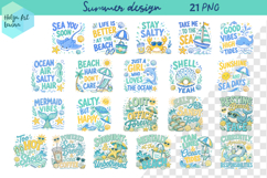 Summer sea, funny quotes Bundle PNG Product Image 2