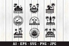 Summer logo collection, Eps file, Ai file, PNG, SVG Files Product Image 1