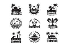 Summer logo collection, Eps file, Ai file, PNG, SVG Files Product Image 2