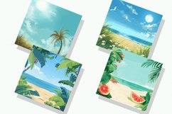 Summer Digital Paper Bundle Product Image 2