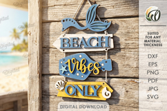 Summer Directional Signs Bundle Laser Cut. Summer Decor SVG Product Image 13