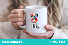 Summer Dalmatian Clipart | Coquette Dog Sublimation Product Image 3