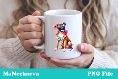 Summer Boxer Clipart | Coquette Dog Sublimation Product Image 3