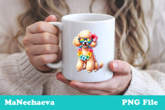Summer Poodle Clipart | Coquette Dog Sublimation Product Image 3