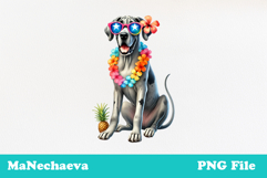 Summer Great Dane Clipart | Coquette Dog Sublimation Product Image 2
