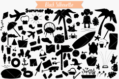 Summer Season Doodles | Beach, Coconut Tree, Sun, Ice Cream Product Image 3