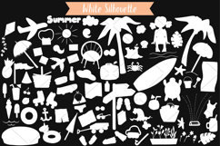 Summer Season, Beach, Coconut Tree, Sun, Ice Cream, White Product Image 3