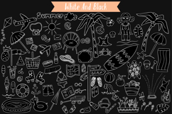 Summer Season, Beach, Coconut Tree, Sun, Ice Cream, White Product Image 4