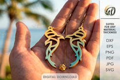 Summer Earrings Bundle Laser Cut. Dangle Summer Earrings SVG Product Image 10