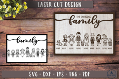 Personalized Family laser cut | Custom family bundle Product Image 4